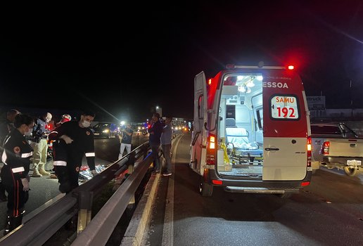 Acidente aconteceu próximo ao Corpo de Bombeiros