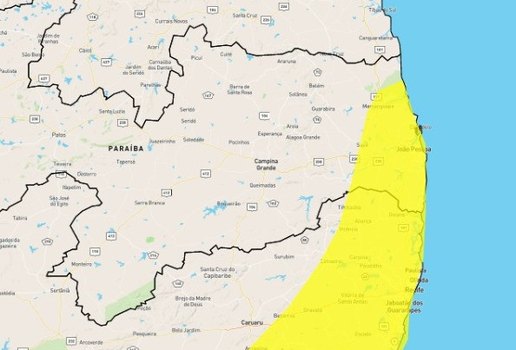 Um total de 24 cidades estão no alerta