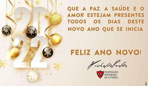 Mensagem da Federação Paraibana de Futebol (FPF)
