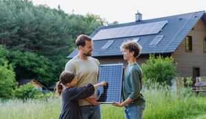 Além da economia, o sistema de energia solar valoriza o imóvel e contribui diretamente para a sustentabilidade ambiental (Imagem: Halfpoint | Shutterstock)