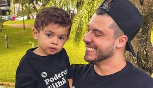 Murilo Huff e o filho, Léo Dias