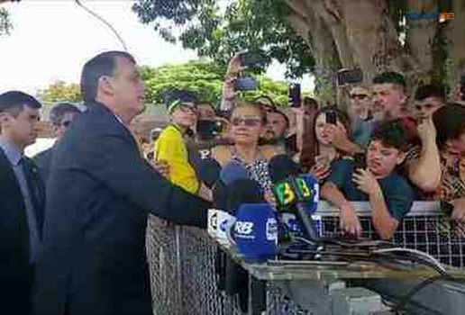 Bolsonaro jornalistas reproducao youtube