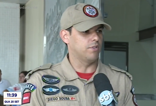 Tenente Diego Sousa Corpo de Bombeiros