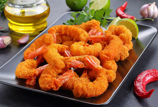 Camarão empanado (Imagem: from my point of view | Shutterstock)