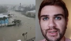 Paraibano relata passagem de furacão pela Flórida: "A gente fica aflito"