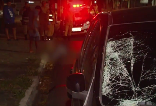 Morador de rua atropelado