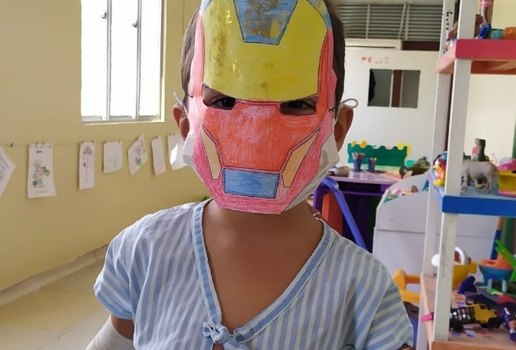 Criancas internadas no Trauma de Joao Pessoa recebem programacao especial de carnaval