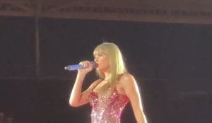 Taylor Swift no primeiro show no Rio de Janeiro.