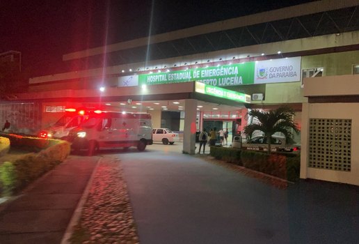 Homem foi encaminhado ao Hospital de Emergência e Trauma de João Pessoa