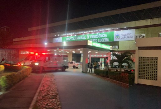 Homem foi encaminhado ao Hospital de Emergência e Trauma de João Pessoa