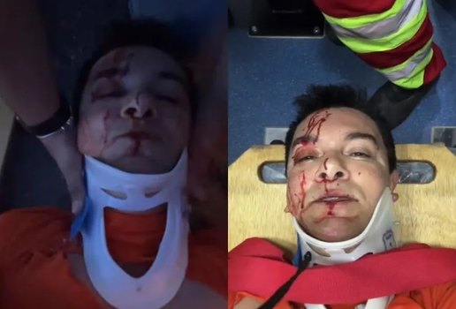 Regis Danese sofre acidente de carro a caminho de show em Goiás