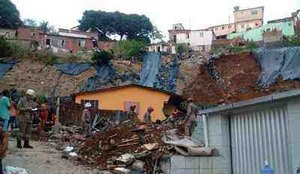 Deslizamento de terra Recife
