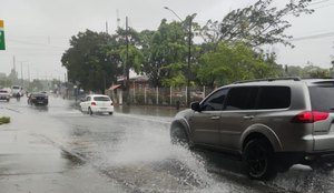 A chuva é a maior do ano na capital paraibana