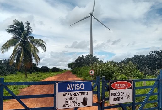 Paraíba tem ato contra a instalação dos parques eólicos e usinas solares