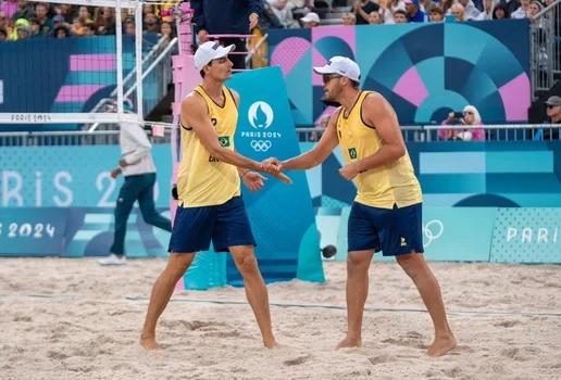 Andre e george volei de praia