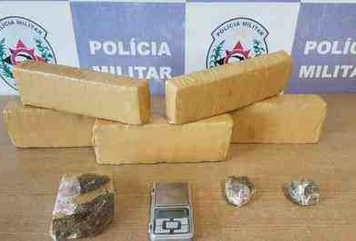 Policia Militar da Paraiba apreende drogas com suspeito de integrar grupo criminoso do Rio Grande do Norte