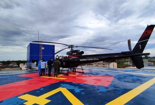 Transporte aeromedico para o Metropolitano salva vida de paciente