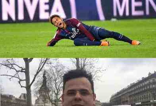 Lesao neymar rafael