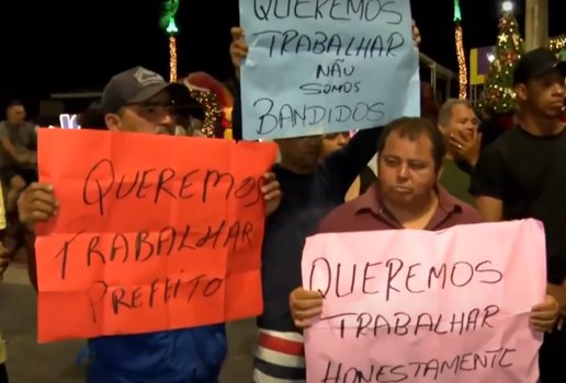 Protesto orla joao pessoa reordenamento ambulantes