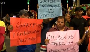 Protesto orla joao pessoa reordenamento ambulantes