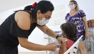 Vacinação de crianças contra covid-19 deve começar neste fim de semana. Imagem ilustrativa