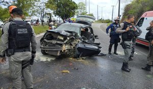 Colisão foi registrada na manhã desta terça