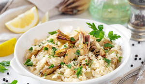 Risoto de alcachofra (Imagem: kuvona
| Shutterstock)