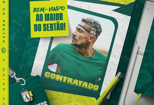 SOUSA CONTRATA O MEIA BRUNO MATOS