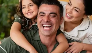 Ex Rouge Li Martins homenageia marido JP Mantovani