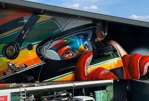 Ayrton senna mural