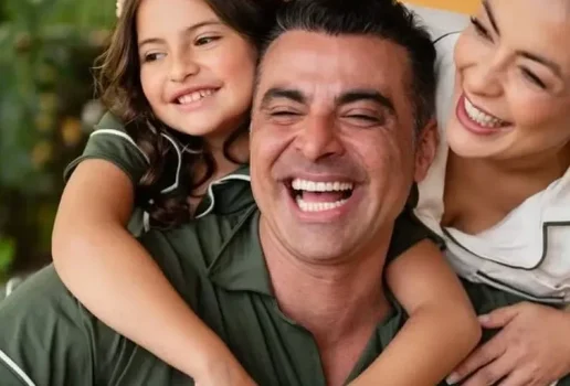 Ex Rouge Li Martins homenageia marido JP Mantovani