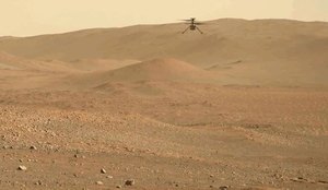 Vídeo mostra helicóptero Ingenuity levantando voo em Marte