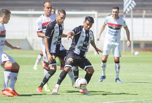 Duelo de xarás: Botafogo-PB enfrentou o Botafogo-SP neste domingo (17).