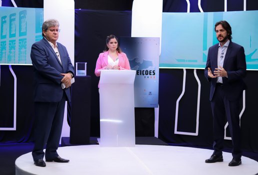 João Azevêdo (PSB) e Pedro Cunha Lima (PSDB) debateram sobre diversos temas.