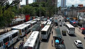 Protesto empresas de onibus 28 de janeiro