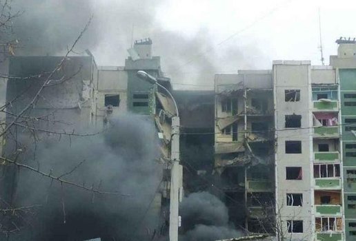 Hospitais, escolas e creches também foram danificadas pelo bombardeio