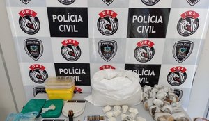 Polícia prende casal que deixava filhos sozinhos para gerir ponto de drogas, na PB