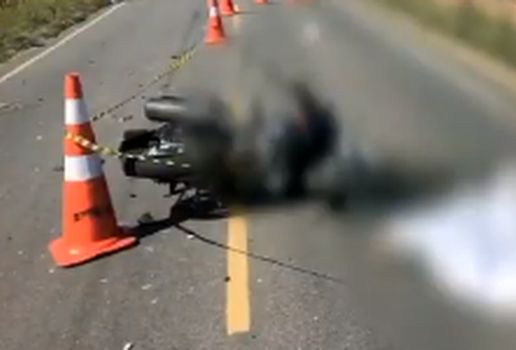 Motociclista morre ao colidir com caminhao na pb