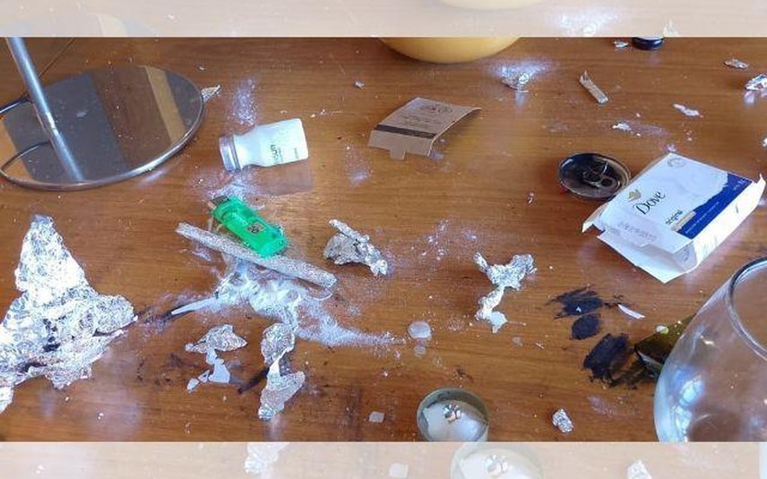 Escrivaninha do quarto no qual Liam Payne estava hospedado em Buenos Aires Argentina a24f5a1409