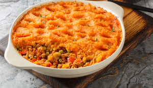 Escondidinho de batata-doce com carne moída de peru (Imagem: Sérgio Koval
| Shutterstock)