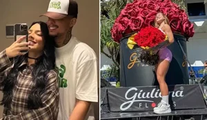 Namorada faz post apos cantor presentear Virginia com caminhao de flores