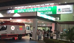 Inicialmente, a vítima foi socorrida para o Hospital de Trauma de João Pessoa.