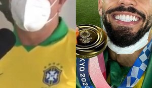 Pai de Matheu Cunha deu entrevista à TV Tambaú após ouro do Brasil
