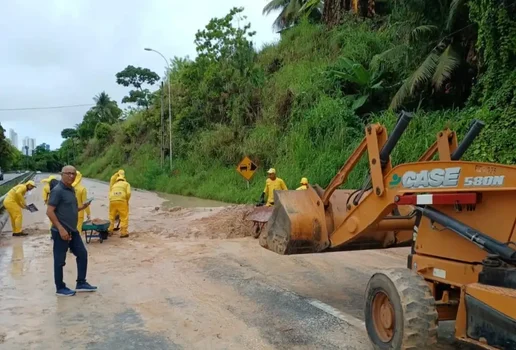 Na área ocorrerá trabalhos de manutenção na barreira, que há décadas sofre com desmoronamentos durante as chuvas