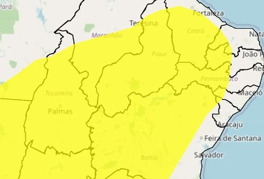 Paraíba tem alerta para perigo potencial de baixa umidade em 92 municípios