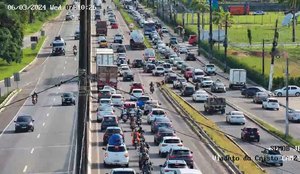 Acidente havan transito lento