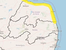 Alerta de chuvas litoral