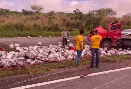 Caminhao botijao gas