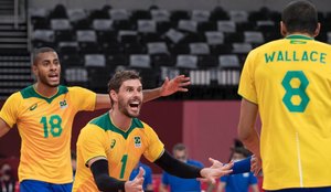 Brasil vence Argentina no vôlei masculino