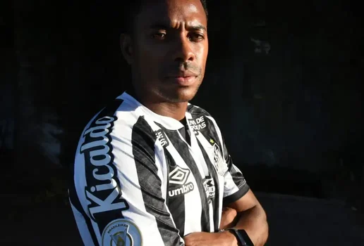 Robinho divulgacao santos